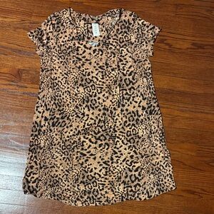 Soma Animal Print V-Neck Dress
